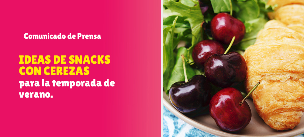 Ideas de snacks con cerezas para la temporada de verano